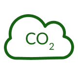 Tons Of CO2 Reduced Icon